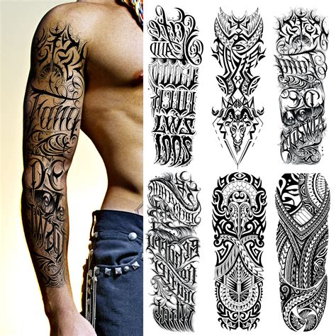 temporary tattoos for adults sleeves